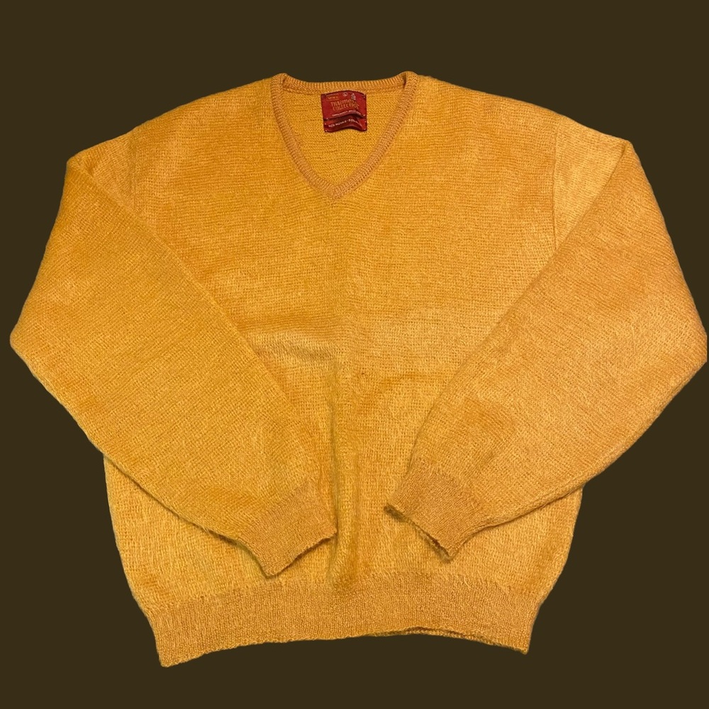 RARE Vintage 1950s 1960s Sears Mohair + Wool Sweater